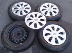 トヨタ ポルテ純正スチールホイール + BRIDGESTONE BLIZZAK VRX3