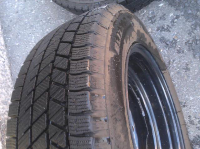 トヨタ ポルテ純正スチールホイール + BRIDGESTONE BLIZZAK VRX3