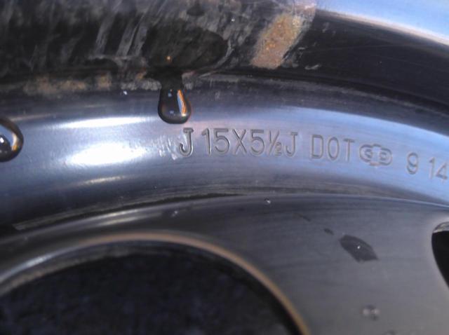 トヨタ ポルテ純正スチールホイール + BRIDGESTONE BLIZZAK VRX3
