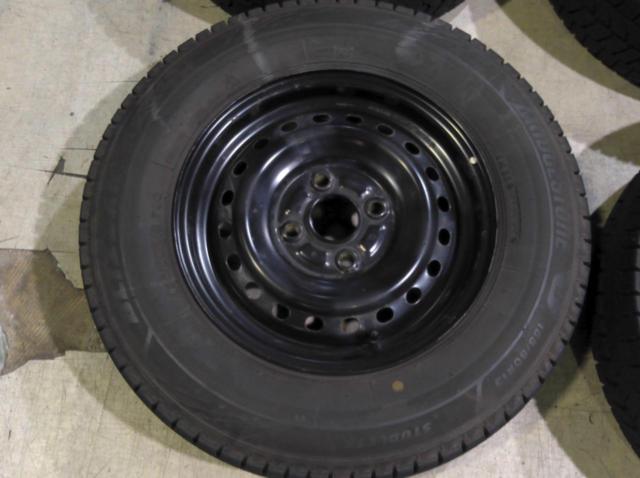 トヨタ純正(TOYOTA)  パッソ純正スチールホイール  + BRIDGESTONE(ブリヂストン) BLIZZAK VRX3