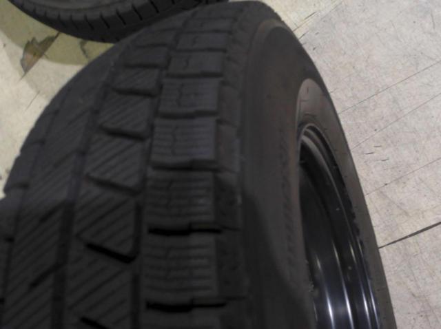 トヨタ純正(TOYOTA)  パッソ純正スチールホイール  + BRIDGESTONE(ブリヂストン) BLIZZAK VRX3