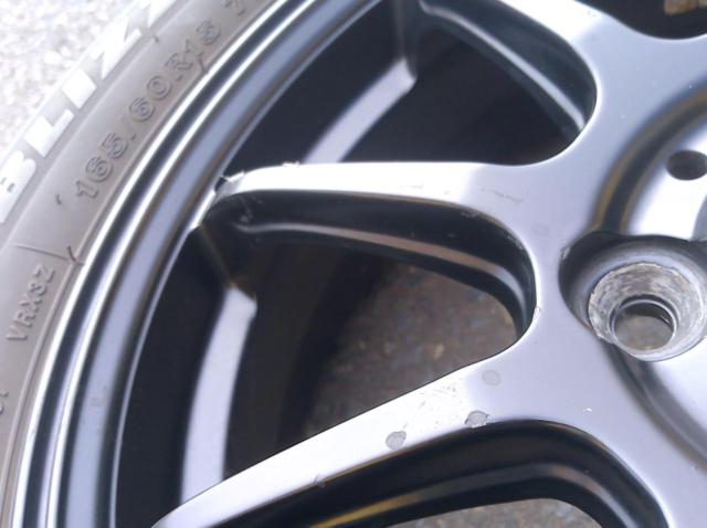 メーカー不明 VEMOTION LCZ 010Rスポークホイール + BRIDGESTONE BLIZZAK VRX3