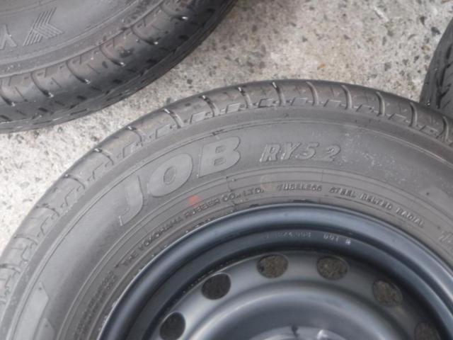 1【ホンダ純正】 N-VAN純正スチールホイール+【YOKOHAMA】JOB RY52
