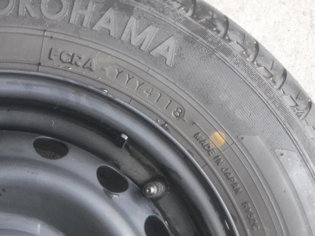 1【ホンダ純正】 N-VAN純正スチールホイール+【YOKOHAMA】JOB RY52