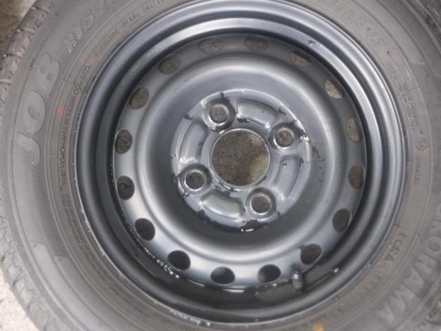 1【ホンダ純正】 N-VAN純正スチールホイール+【YOKOHAMA】JOB RY52
