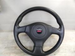 【スバル純正】STI レザーステアリング