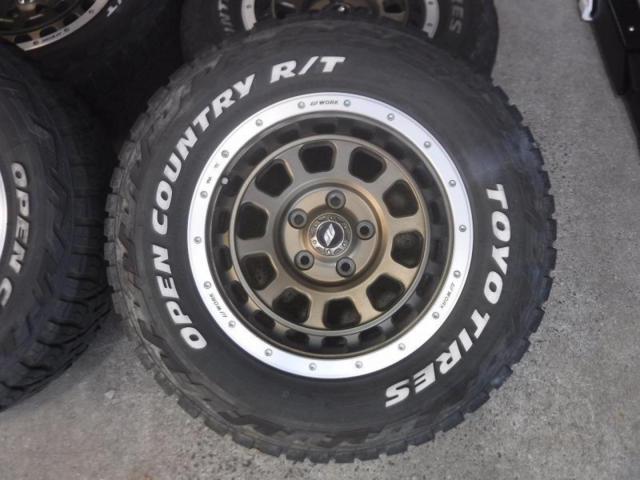 6WORK CRAG
T-GRABIC + TOYO OPEN COUNTRY
R / T