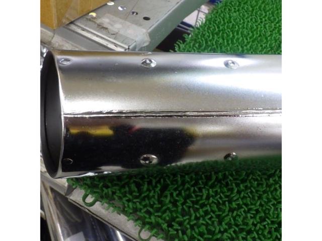 【ライダース】メーカー不明 スーパーカブ110/JA44用 スラッシュカットマフラー