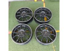 【ホイールのみ4本】【HOT STUFF(ホットスタッフ)】G.speed(ジースピード) 10本スポークホイール【5.5Jx15+50 100-4】