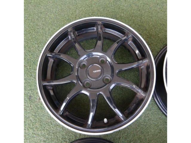 【ホイールのみ4本】【HOT STUFF(ホットスタッフ)】G.speed(ジースピード) 10本スポークホイール【5.5Jx15+50 100-4】