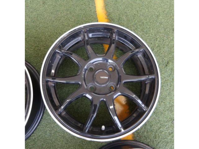 【ホイールのみ4本】【HOT STUFF(ホットスタッフ)】G.speed(ジースピード) 10本スポークホイール【5.5Jx15+50 100-4】