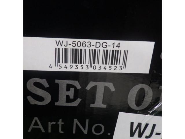 [4 piece set] maker unknown
Wheel cover
14 inches
Dark gunmetal
Part No. WJ-5063-DG-14