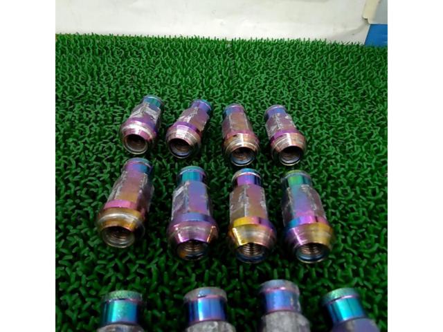 メーカー不明 スポーツナット チタン焼き色風カラー M12xP1.25 16個