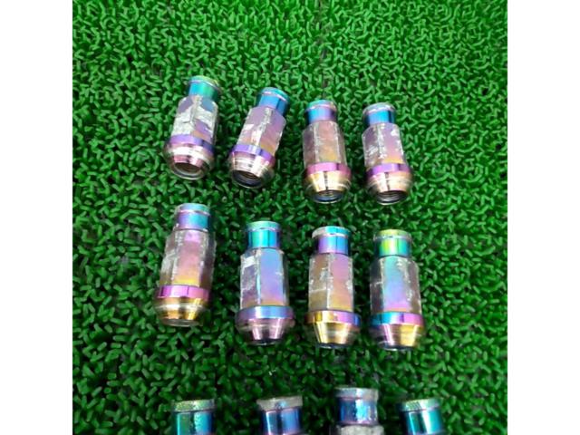 メーカー不明 スポーツナット チタン焼き色風カラー M12xP1.25 16個