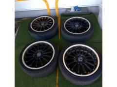 【ホイールのみ4本】【weds(ウェッズ)】MAVERICK(マーベリック) 815F【7.5Jx19+42/114.3-5H】