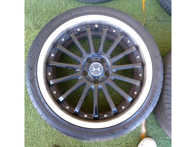 【ホイールのみ4本】【weds(ウェッズ)】MAVERICK(マーベリック) 815F【7.5Jx19+42/114.3-5H】