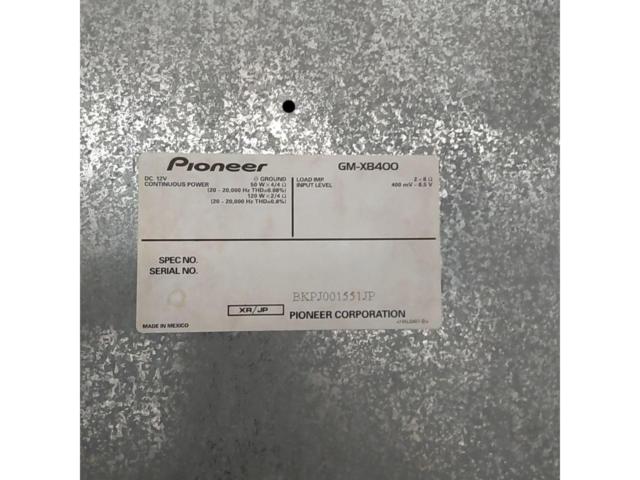 Reasonable Carrozzeria
Burijjaburu 4ch power amplifier
GM-X8400