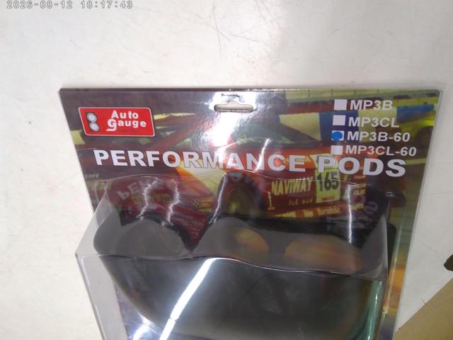 【Autogauge】3連メーターフード MP3B-60/AGS60-3CUP