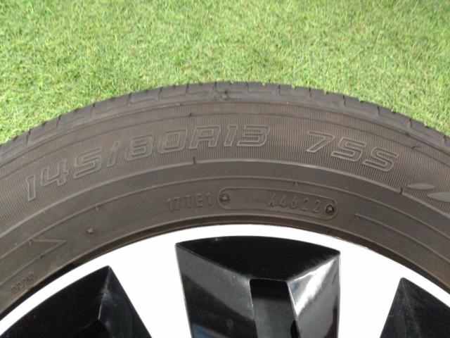メーカー不明 スチールホイール+DUNLOP ENASAVE EC202 2022年製造