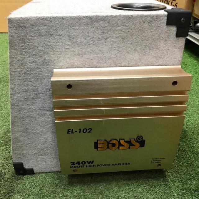 ALPINE
BOSS
BOX with woofer
+
BOOS
EL-102
Amplifier