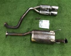 GANADOR Vertex 右出しスクエアダブルマフラー TRJ150W ランドクルーザープラド