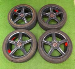 ☆試着無料!☆speedline 5本スポークアルミホイール+DUNLOP DIREZZA DZ102 215/45R17 2023年製造