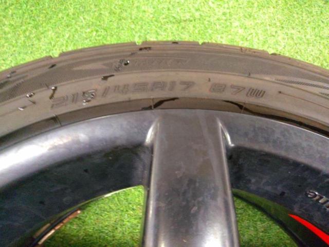 ☆試着無料!☆speedline 5本スポークアルミホイール+DUNLOP DIREZZA DZ102 215/45R17 2023年製造