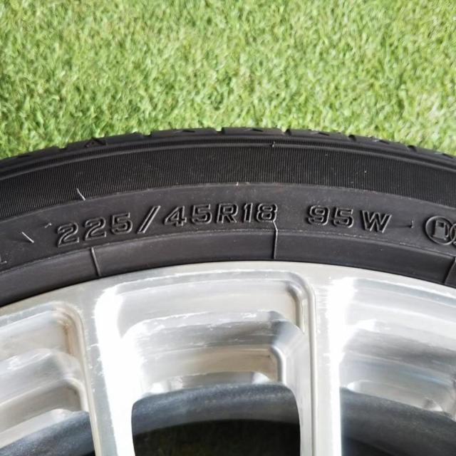 ☆夏のカスタム応援セール!!☆TWS EXlete 118F Monoblock+DUNLOP ENASAVE RV505 225/45R18 2022年製造