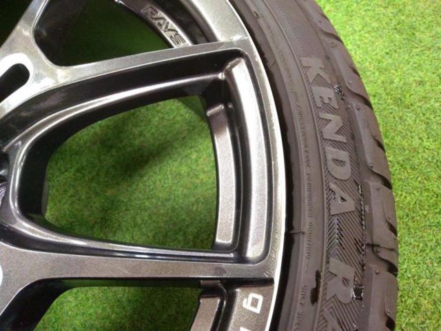 RAYS GRAM LIGHTS 57FXZ + KENDA RADIAL KAISER KR20 225/40R18 2025年製造