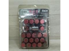 Fixed 軽合金ジュラルミンナット M12xP1.25 20個 レッド