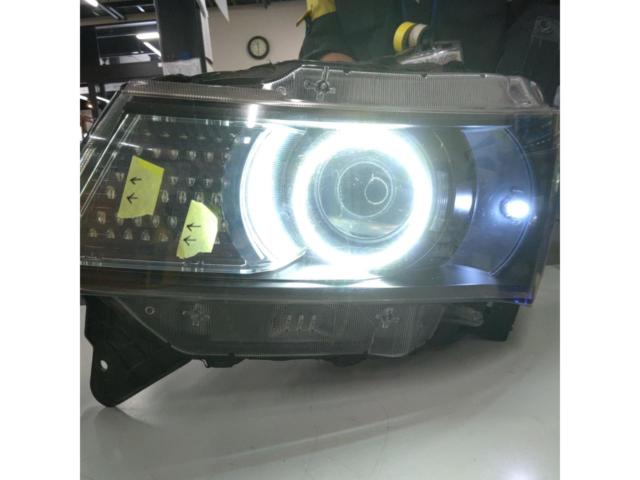 スズキ MK21S パレットSW 純正 イカリング&ウインカー LED 加工 HIDヘッドライト 左右セット