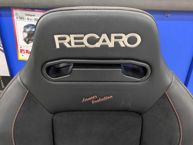 RECAROレカロ SR-3 / SR3 /SRⅢ レザー張り替え ランサーエボリューション・RECARO刺繍入り