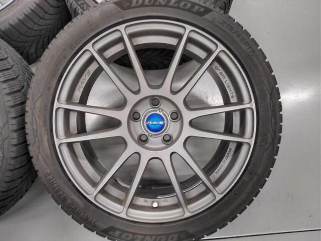 RAYS GRAM LIGHTS 57XTREME + DUNLOP SYNCHRO WEATHER オールシーズンタイヤ