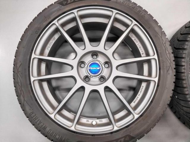 RAYS GRAM LIGHTS 57XTREME + DUNLOP SYNCHRO WEATHER オールシーズンタイヤ