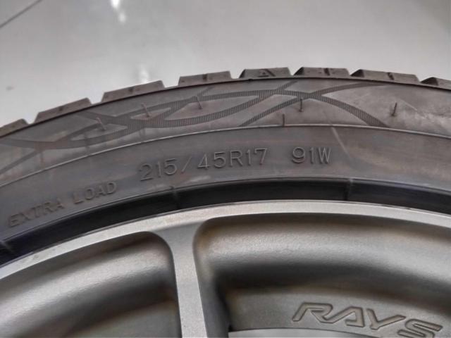 RAYS GRAM LIGHTS 57XTREME + DUNLOP SYNCHRO WEATHER オールシーズンタイヤ