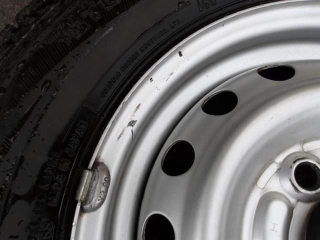1【ダイハツ純正】 ハイゼット純正スチール+【DUNLOP】WINTERMAXX SV01
