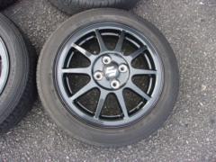 Genuine Suzuki parts
Alto Works
HA36S genuine wheels + DUNLOPE NASAVE
EC202