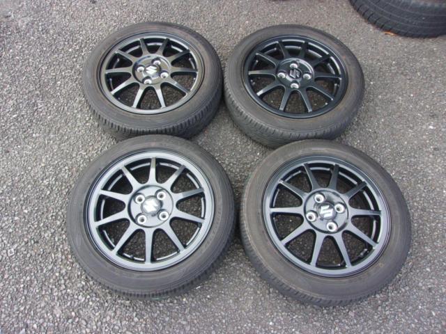 Genuine Suzuki parts
Alto Works
HA36S genuine wheels + DUNLOPE NASAVE
EC202