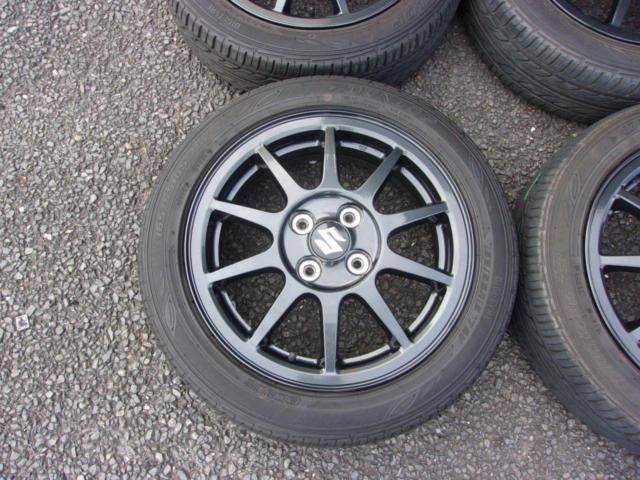 Genuine Suzuki parts
Alto Works
HA36S genuine wheels + DUNLOPE NASAVE
EC202