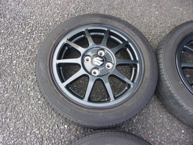 Genuine Suzuki parts
Alto Works
HA36S genuine wheels + DUNLOPE NASAVE
EC202