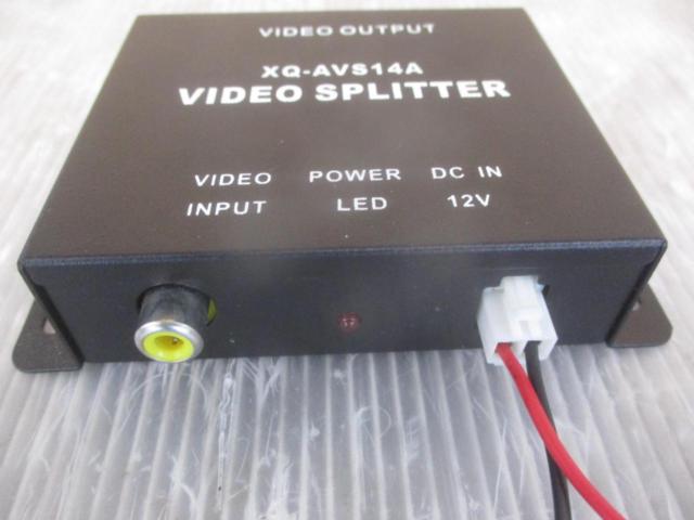 メーカー不明 XQ-AVS14A  RCA映像分配器 IN1-OUT4