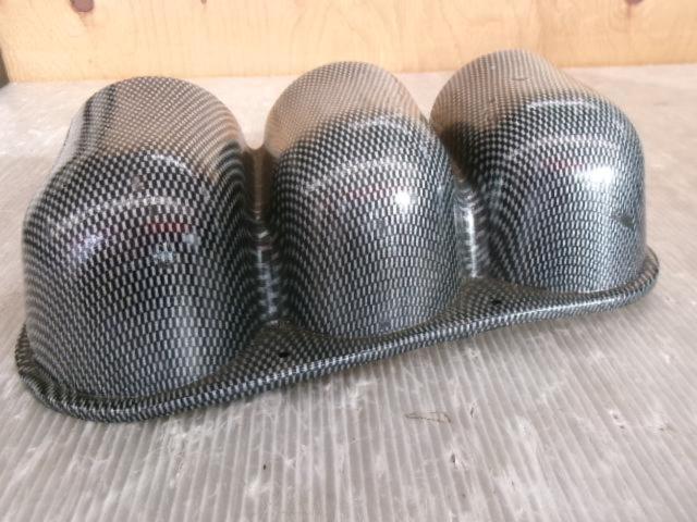 ☆めっけもん☆メーカー不明 汎用 3連メーターフード 差込み口52-53mm