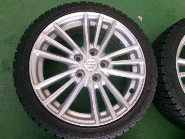 SUZUKI(スズキ) スイフトスポーツ/ZC32S 純正ホイール+DUNLOP WINTERMAXX WM02 195/45R17 81S