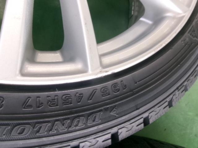 SUZUKI(スズキ) スイフトスポーツ/ZC32S 純正ホイール+DUNLOP WINTERMAXX WM02 195/45R17 81S