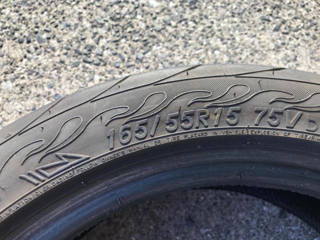 【2F】FINALIST 595EVO 165/55R15 75V 2本セット