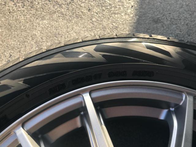 INVERNO 12本スポークホイール+YOKOHAMA ice GUARD iG70 215/55R17 94Q