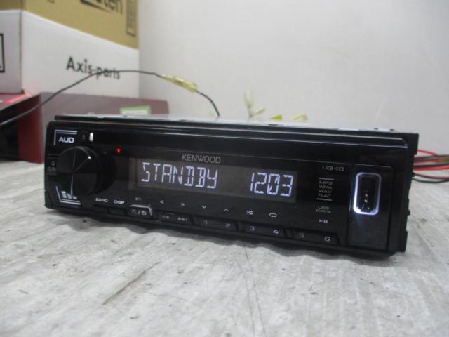 KENWOOD U340W 1DIN CD/USBチューナー 2018年モデル