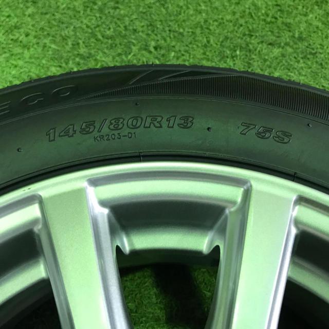 【未走行ラベル付き!】BEST AZ-SPORTS SY-10 + KENDA(ケンダ) KR203 145/80R13 2026年製 4本セット