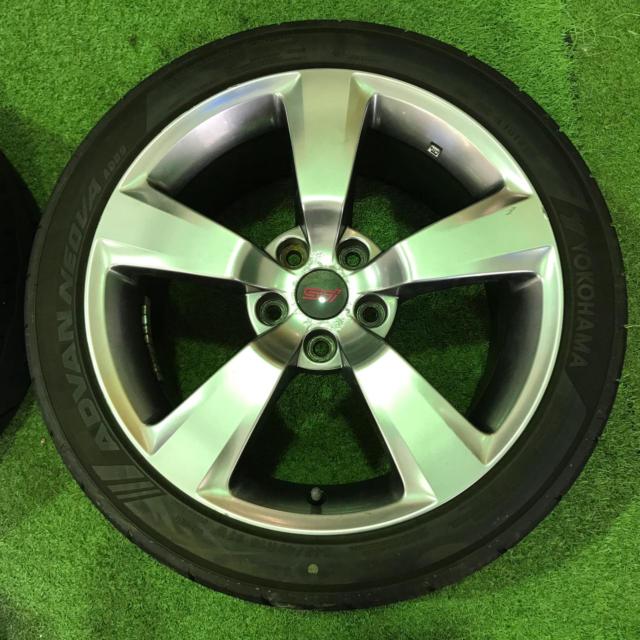スバル純正(SUBARU)  インプレッサ WRX STI GRB/GVB 前期純正  + YOKOHAMA ADVAN NEOVA AD09 245/40R18 2022年製 4本セット