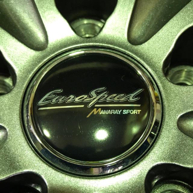 【別住所倉庫保管中】MARUKA SERVICE MANARAY SPORT EUROSPEED   + GOODYEAR ICENAVI 7 205/60R16 2025年製 4本